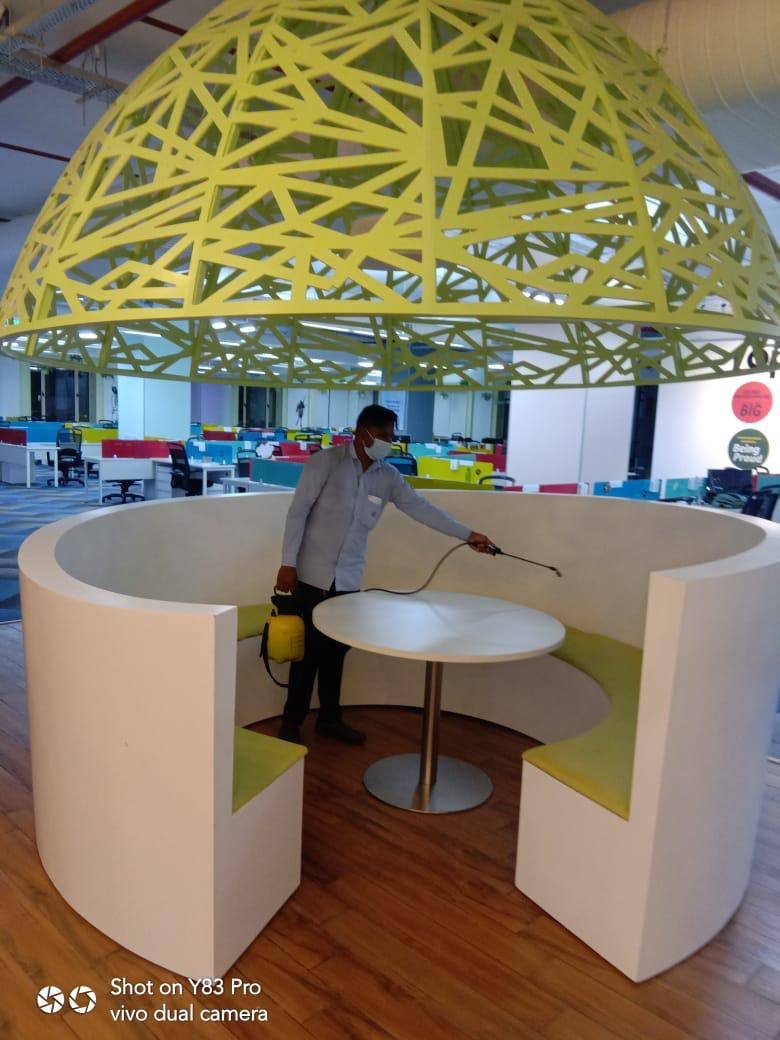 Team at work on a project